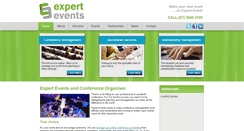 Desktop Screenshot of expertevents.com.au